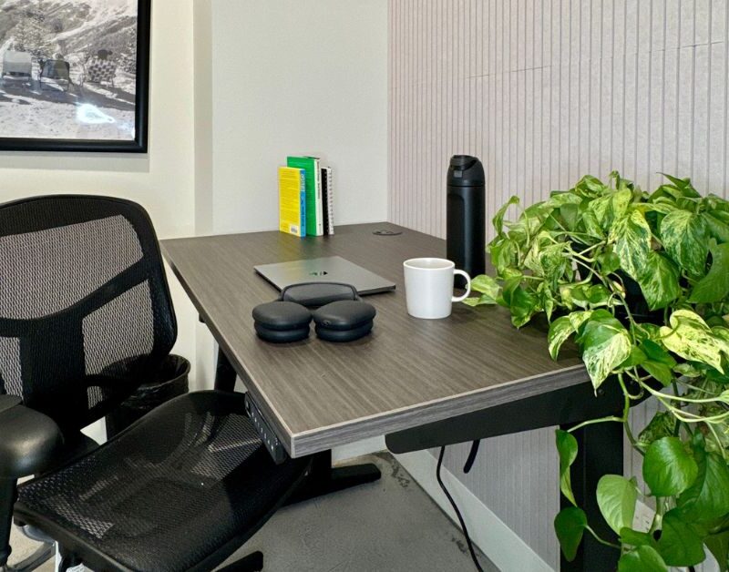 photo of a private office in our brick and mortar neighborhood locations. fixing your work from home day